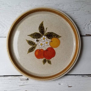 Vintage Stoneware Bowls & Plates - Mikasa Stone Manor TEMPTING Pattern F5812 - Hand Painted - Choice of Bowl Salad Dinner Plate