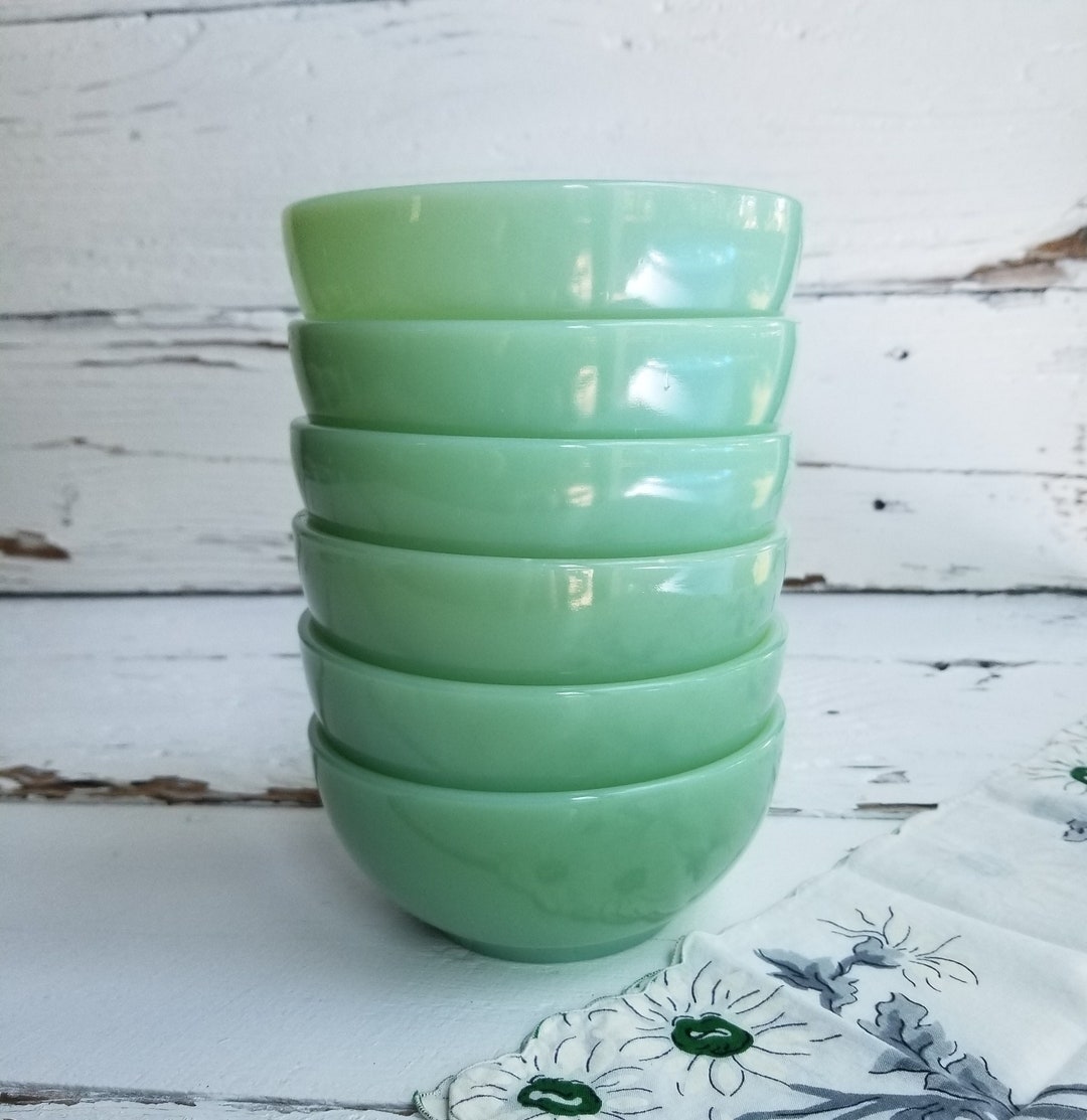 Jadeite Fire King Chili Bowl Vintage Anchor Hocking Jadeite Etsy