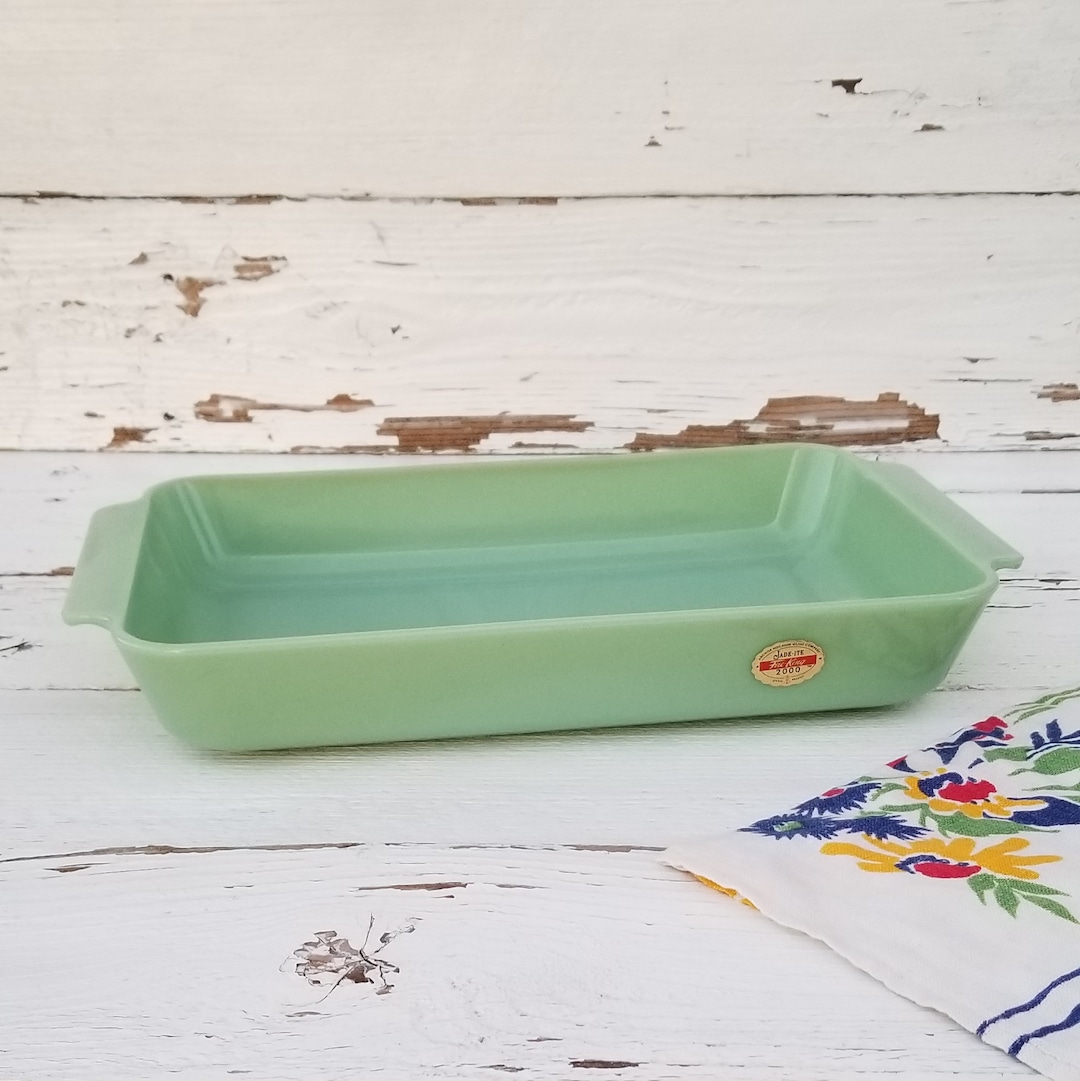 Jadeite Fire King 2000 9 X 13 Pan Vintage Anchor Hocking JADEITE