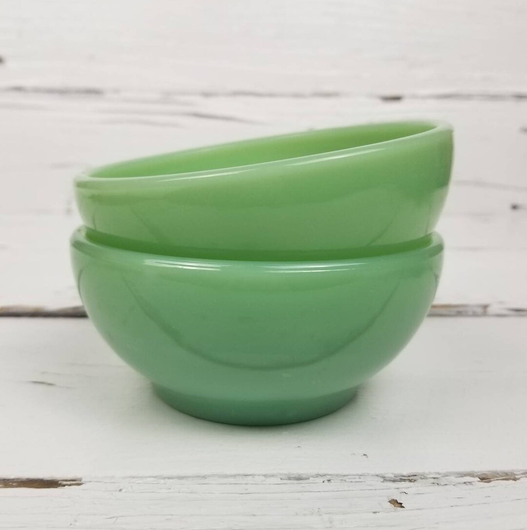 Jadeite Fire King Chili Bowl Vintage Anchor Hocking Jadeite Etsy