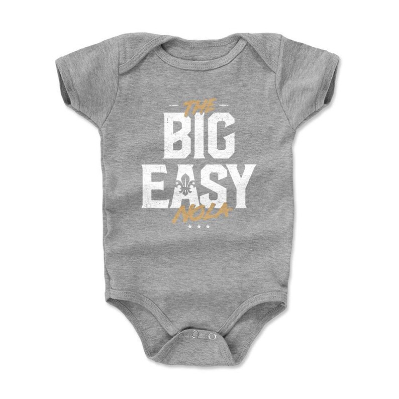 New Orleans Kids Baby Romper Louisiana Lifestyle New Orleans Louisiana The Big Easy WHT