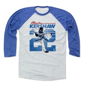 Clayton Kershaw Men&#39;s Baseball T-Shirt - Los Angeles Baseball Clayton Kershaw Retro B