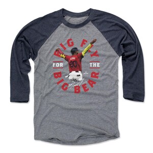 Marcell Ozuna Men&#39;s Baseball T-Shirt - Atlanta Baseball Marcell Ozuna Atlanta Big Fly WHT