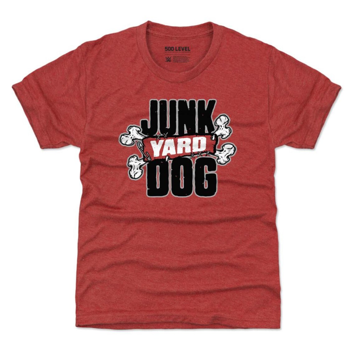 Junkyard Dog T Shirt
 Junkyard Dog Kids T Shirt Legends WWE Junkyard Dog Logo WHT