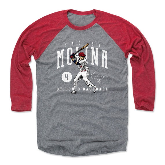 Yadier Molina Men's Baseball T-shirt St. Louis Baseball 