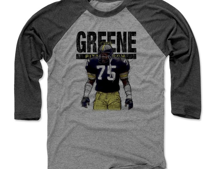 Mean Joe Greene Autograph Display – Pittsburgh Steelers Nameplate, Jersey, Ball, Photo – Original Memorabilia