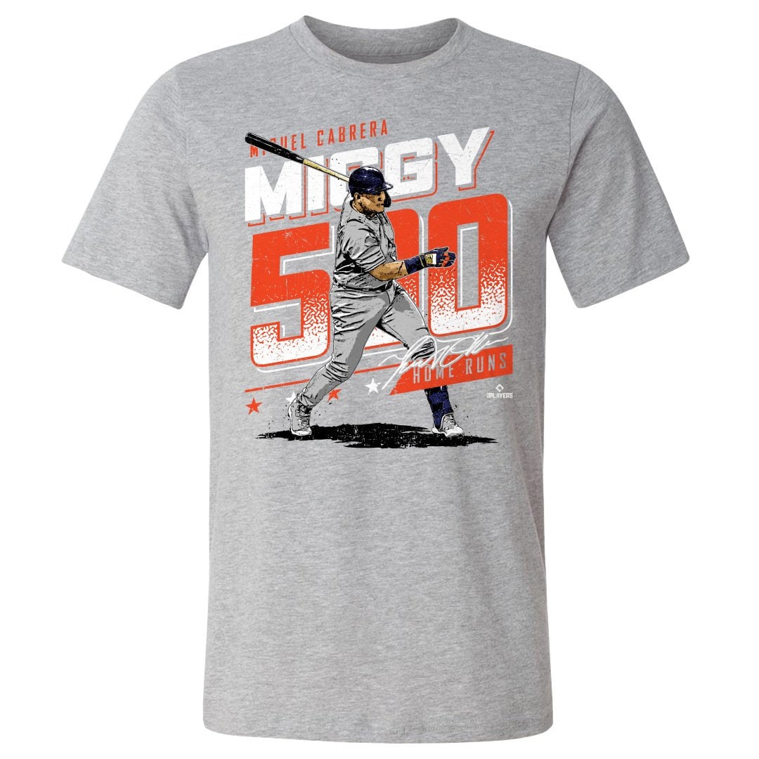 Miguel Cabrera Men's Cotton T-shirt Detroit Baseball 