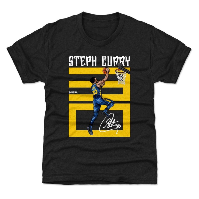 Steph Curry Kids TShirt Golden State Basketball Steph Curry Etsy