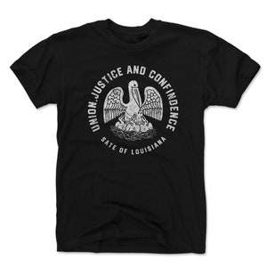 Louisiana Men&#39;s Cotton T-Shirt - Louisiana Lifestyle Louisiana Seal WHT
