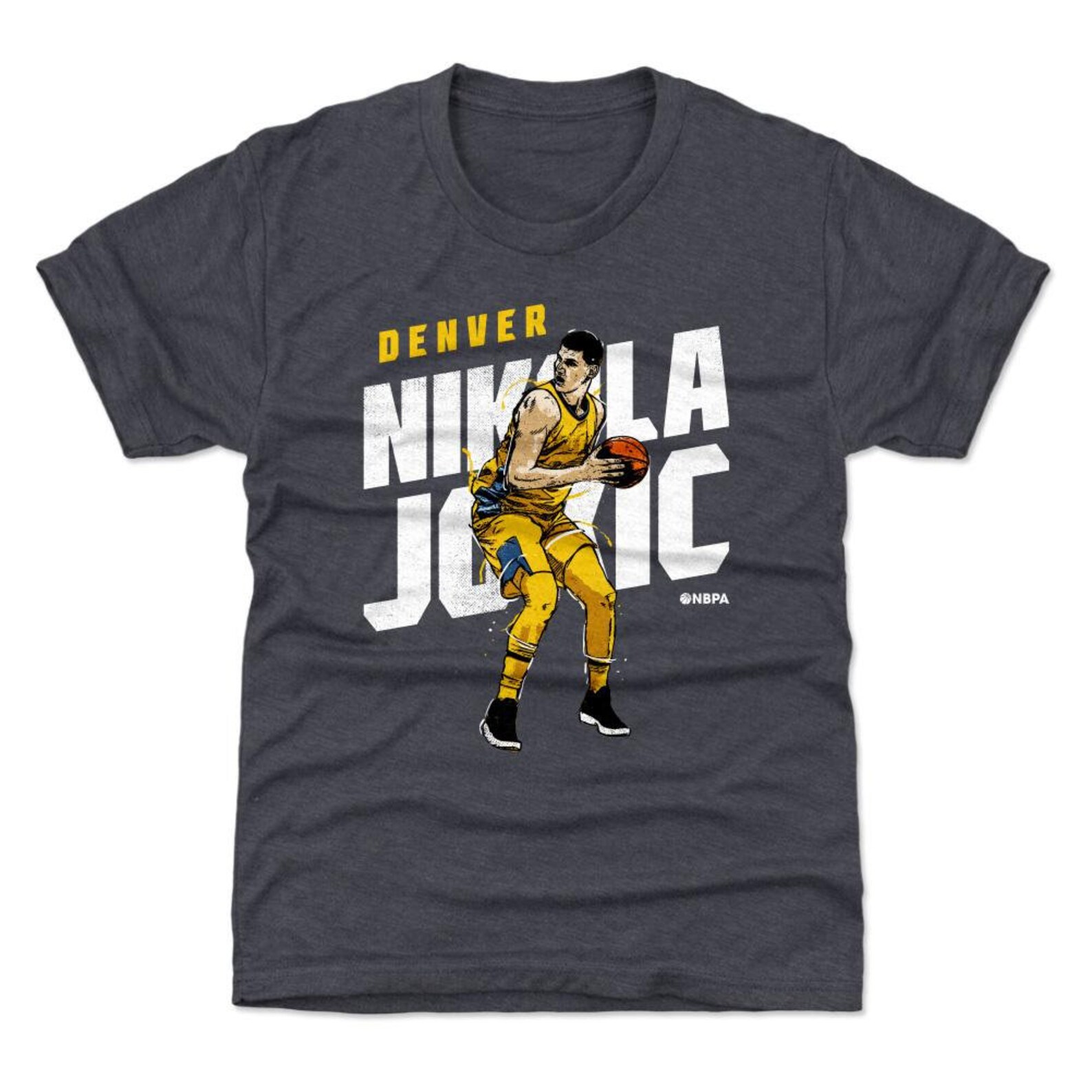 Nikola Jokic Kids TShirt Denver Basketball Nikola Jokic Etsy