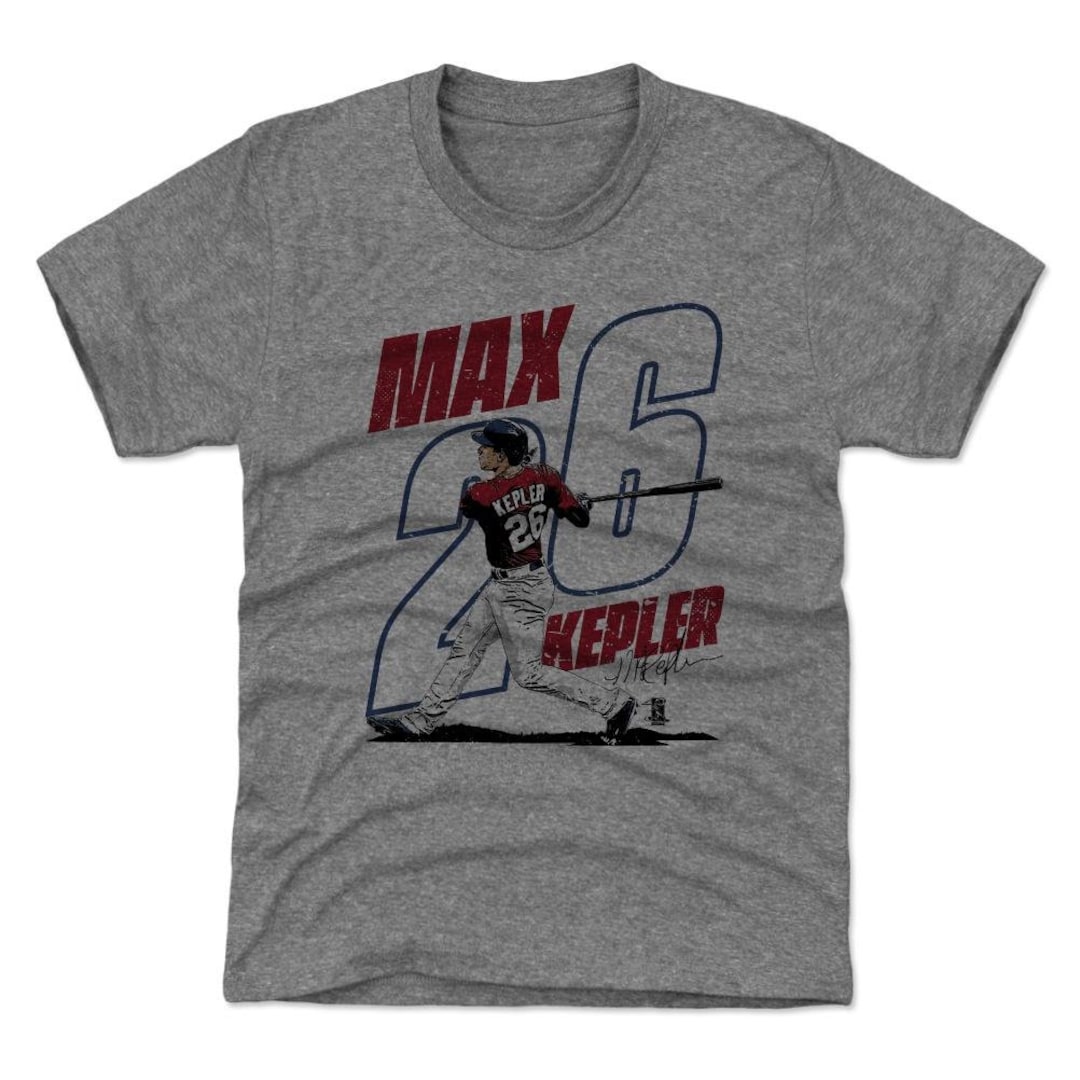 Max Kepler Kids T-shirt Minnesota Baseball Max Kepler Swing 