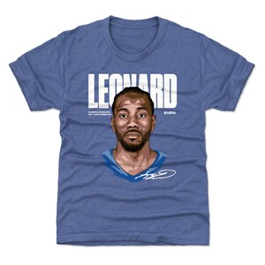Kawhi Leonard Kids T-Shirt - Los Angeles C Basketball Kawhi Leonard Game Face WHT