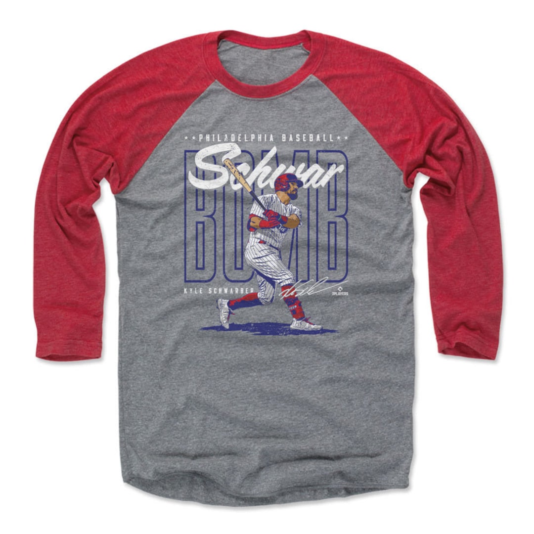 Kyle Schwarber Men's Baseball T-shirt Philadelphia 