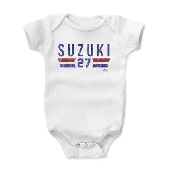 Seiya Suzuki Kids Baby Romper - Chicago C Baseball Seiya Suzuki Chicago C  Font