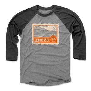 Tennessee Men's Baseball T-Shirt - Tennessee Lifestyle Tennessee Established Stamp WHT