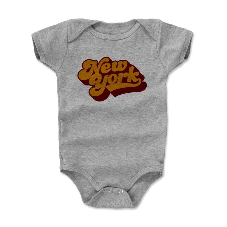 New York Kids Baby Romper New York Lifestyle New York Retro Script