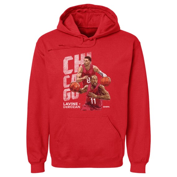 Chicago Bulls Zach LaVine Men's Crewneck Sweatshirt - Heather Gray - Chicago | 500 Level