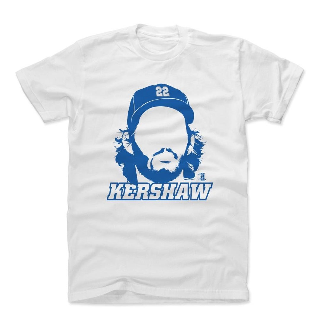 Los Angeles Dodgers Clayton Kershaw 22 Mlb Blue Hawaiian Shirt