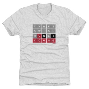 Trae Young Men&#39;s Premium T-Shirt - Atlanta Basketball Trae Young Atlanta Wordle