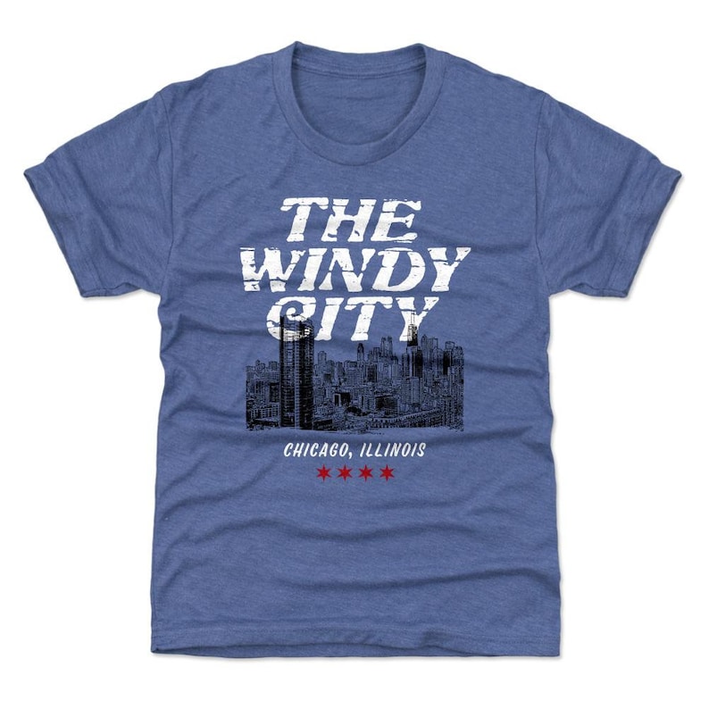 Illinois Lifestyle Chicago Illinois Windy City WHT Chicago Kids T-Shirt