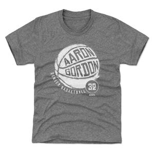 Aaron Gordon Kids T-Shirt - Denver Basketball Aaron Gordon Denver Basketball WHT