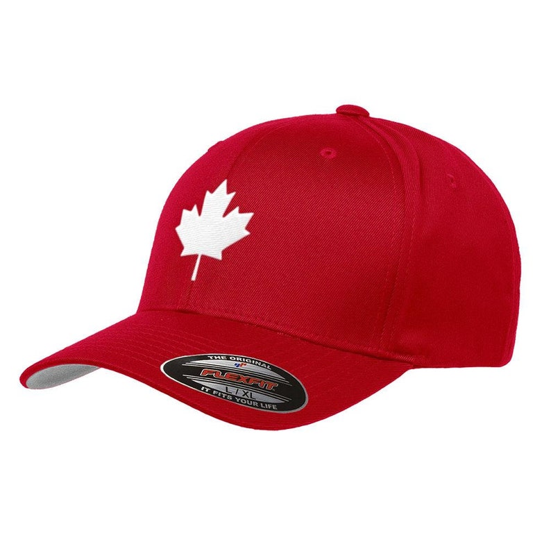 Canada Flexfit Hat Canada Lifestyle Canada Flag White Maple Etsy