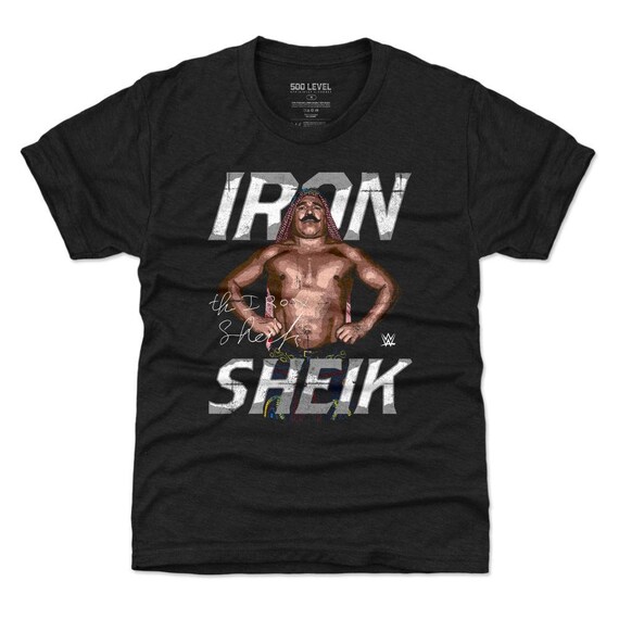 Iron Sheik Kids Tshirt Legends WWE Iron Sheik Pose WHT Etsy