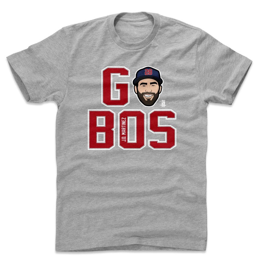 J.d. Martinez Men's Cotton T-shirt Boston Baseball J.d. 