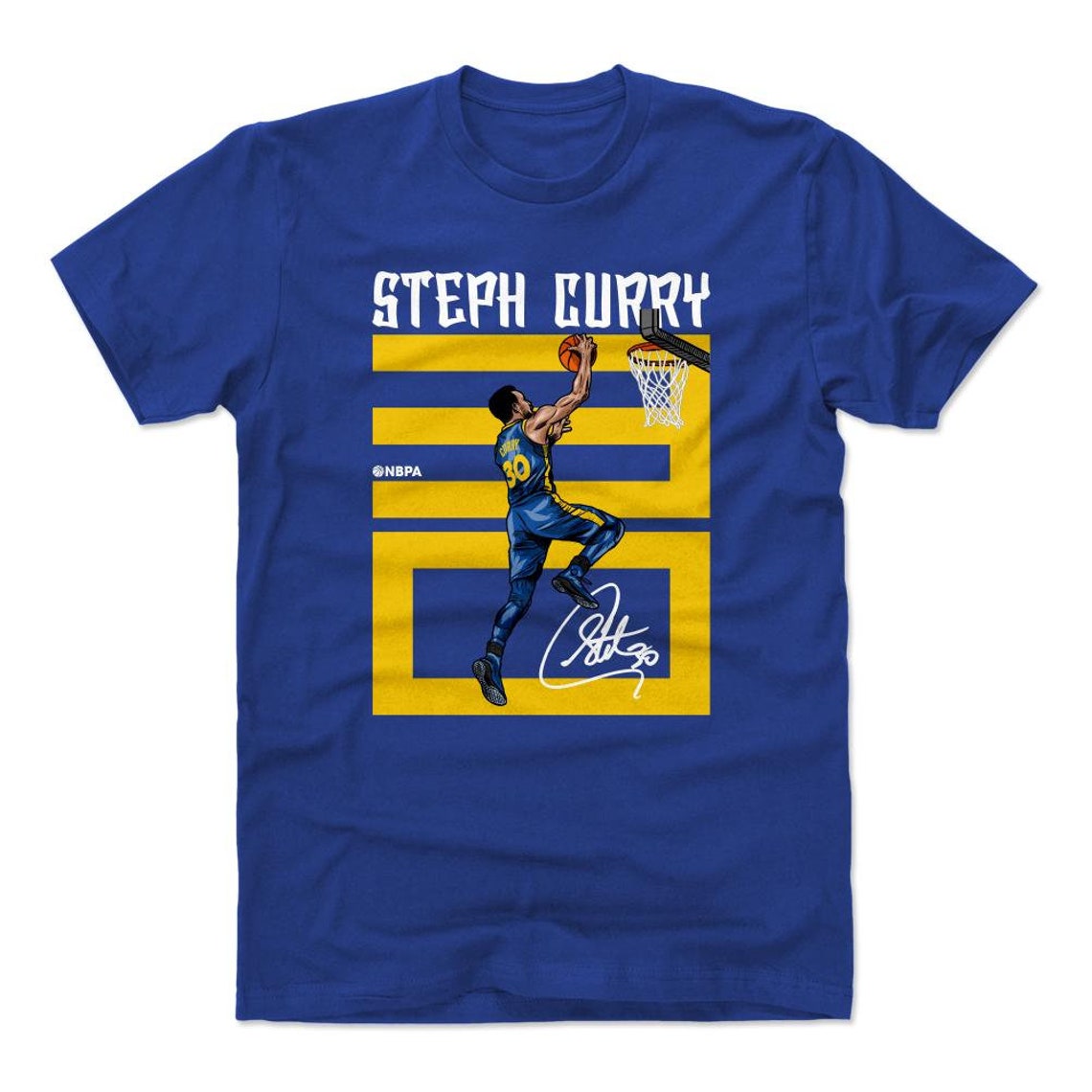 Steph Curry Men's Cotton T-shirt Golden State Basketball - Etsy