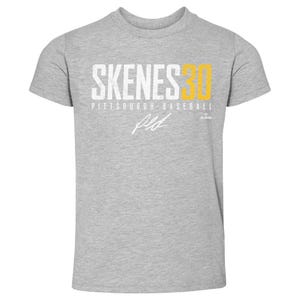 Paul Skenes Kids Toddler T-Shirt - Pittsburgh Baseball Paul Skenes Pittsburgh Elite WHT
