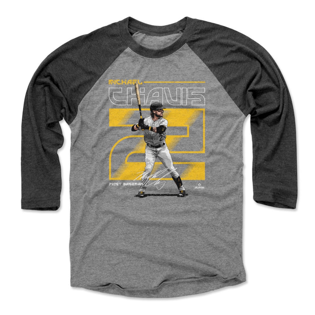 Michael Chavis Men's Baseball T-shirt Pittsburgh -  Israel