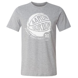 Aaron Gordon Men&#39;s Cotton T-Shirt - Denver Basketball Aaron Gordon Denver Basketball WHT