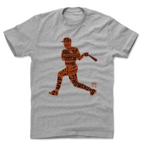 Cal Ripken Jr. Men&#39;s Cotton T-Shirt - Baltimore Baseball Cal Ripken Jr. Letters O