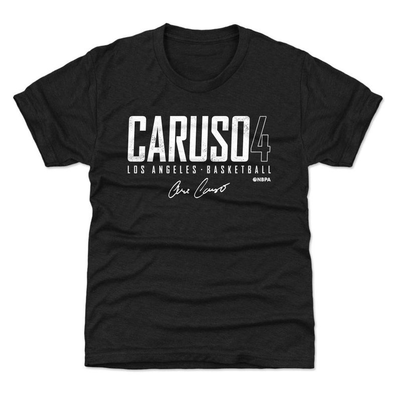 Los Angeles L Basketball Alex Caruso Los Angeles Elite WHT Alex Caruso Kids T-Shirt
