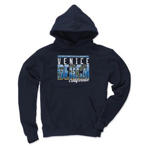 Venice Beach Men&#39;s Hoodie - California Lifestyle Venice Beach California Living In Paradise WHT