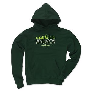 Washington Men&#39;s Hoodie - Washington Lifestyle Washington The Evergreen State WHT