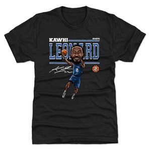 Kawhi Leonard Men&#39;s Premium T-Shirt - Los Angeles C Basketball Kawhi Leonard Cartoon WHT