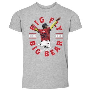 Marcell Ozuna Kids Toddler T-Shirt - Atlanta Baseball Marcell Ozuna Atlanta Big Fly WHT