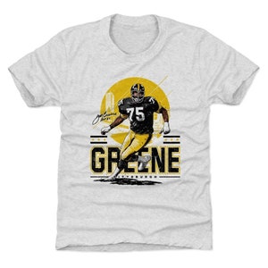 Mean Joe Greene Kids T-Shirt - Pittsburgh Throwbacks Joe Greene Pittsburgh Skyline