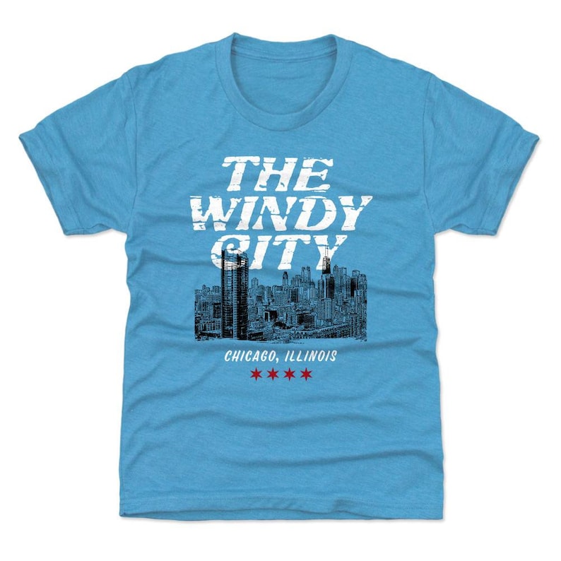 Illinois Lifestyle Chicago Illinois Windy City WHT Chicago Kids T-Shirt