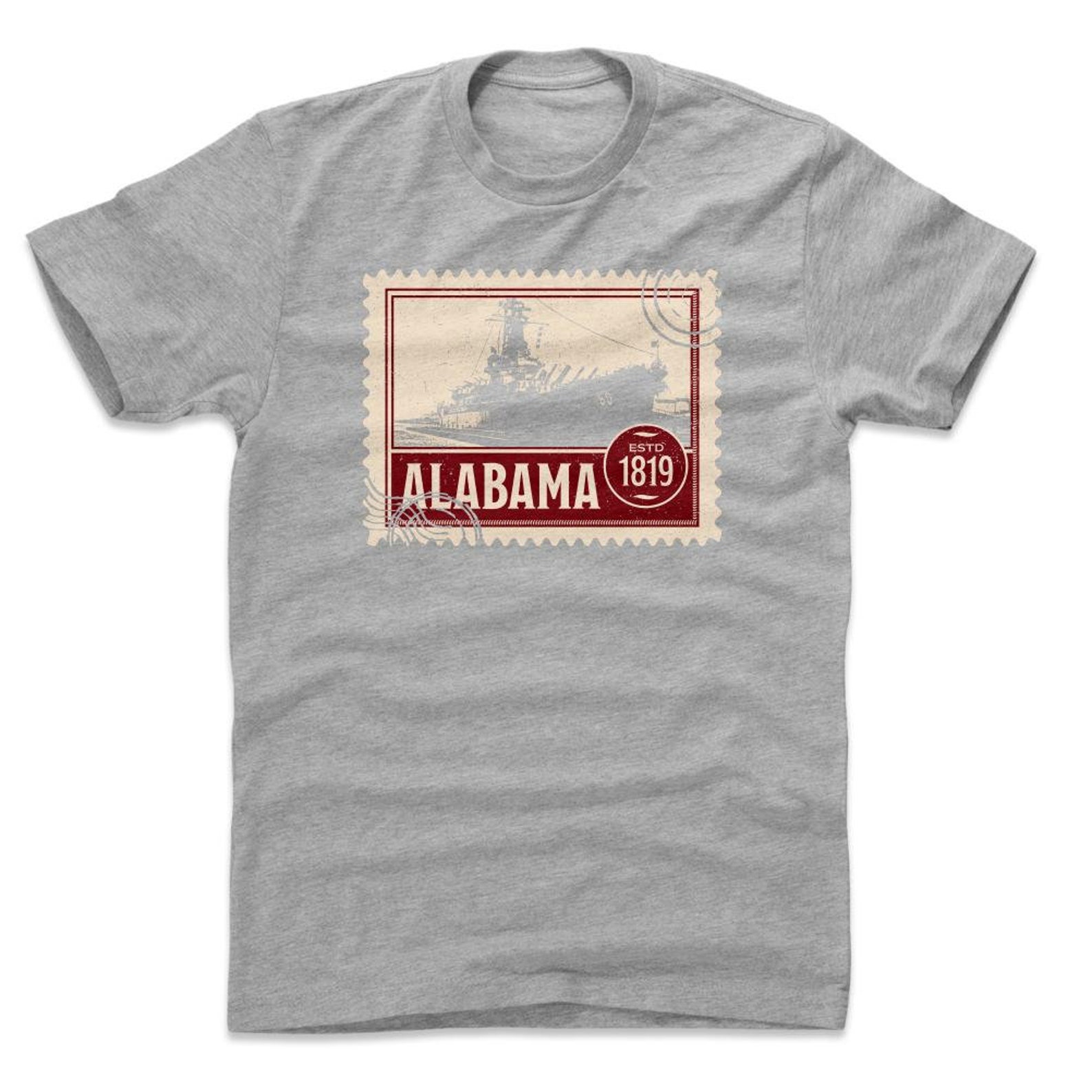 Alabama Men's Cotton TShirt Alabama Lifestyle Alabama Etsy