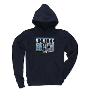Venice Beach Kids Youth Hoodie - California Lifestyle Venice Beach California Living In Paradise WHT