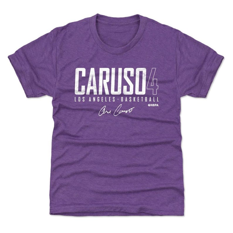 Los Angeles L Basketball Alex Caruso Los Angeles Elite WHT Alex Caruso Kids T-Shirt