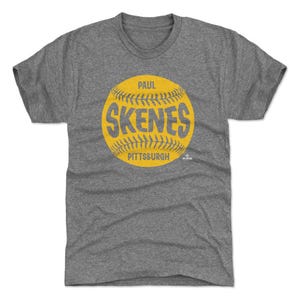 Paul Skenes Men&#39;s Premium T-Shirt - Pittsburgh Baseball Paul Skenes Pittsburgh Baseball WHT