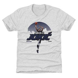 Nikola Jokic Kids T-Shirt - Denver Basketball Nikola Jokic Skyline