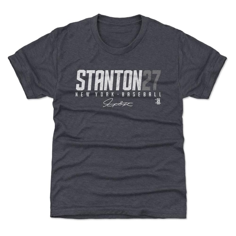 New York Y Baseball Giancarlo Stanton Stanton27 W Wht Giancarlo Stanton Kids T-shirt