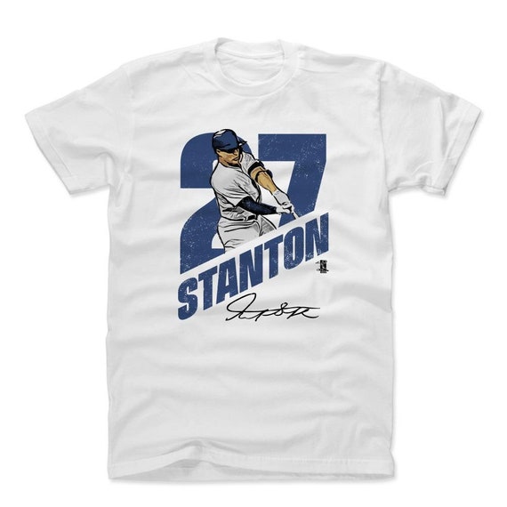 Giancarlo Stanton Men s Cotton T shirt New York Y Baseball Giancarlo Stanton Cut B Etsy