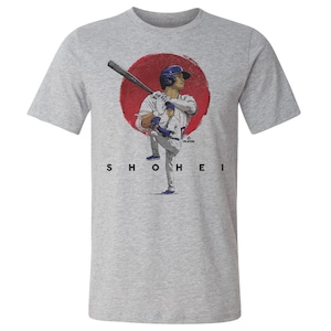 Shohei Ohtani Men&#39;s Cotton T-Shirt - Los Angeles Baseball Shohei Ohtani Los Angeles D Shohei Sun