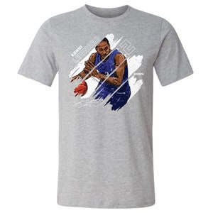 Kawhi Leonard Men&#39;s Cotton T-Shirt - Los Angeles C Basketball Kawhi Leonard Los Angeles Stripes WHT