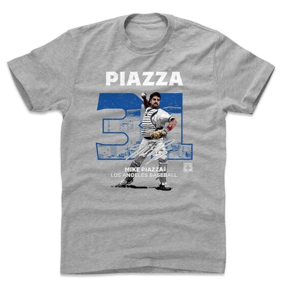 Mike Piazza Men's Cotton T-shirt - Los Angeles Baseball Mike